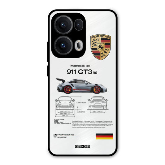 GT3 Supercar Oppo Reno 13 Pro 5G Mobile Back Cover - Car&Bike PrintShield Case