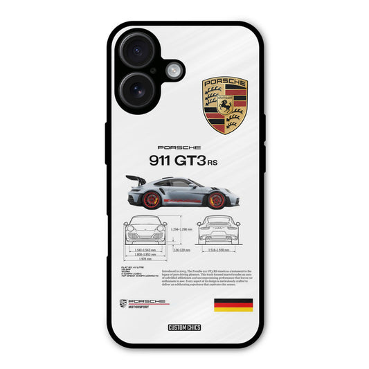 GT3 Supercar iPhone 16 Plus Mobile Back Cover - Car&Bike PrintShield Case