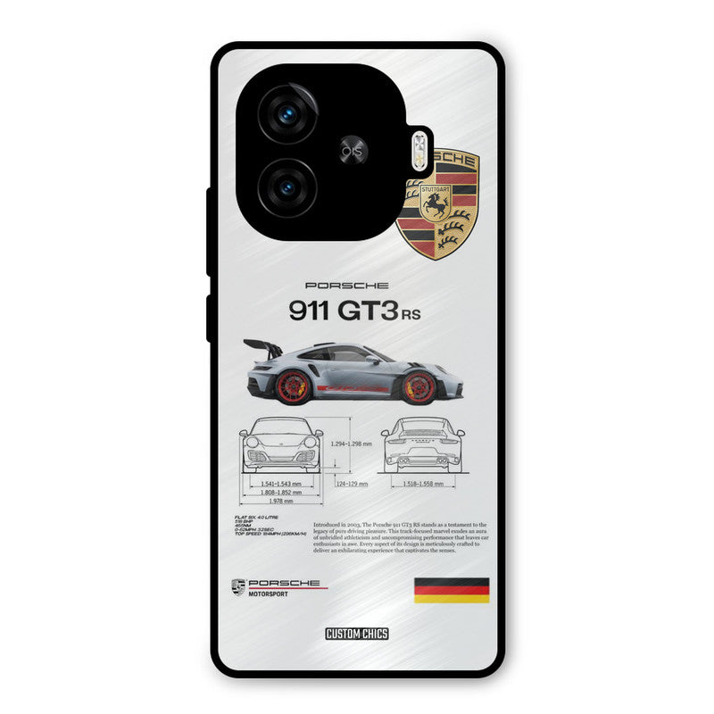 GT3 Supercar iQoo Z9 Turbo Mobile Back Cover - Car&Bike PrintShield Case