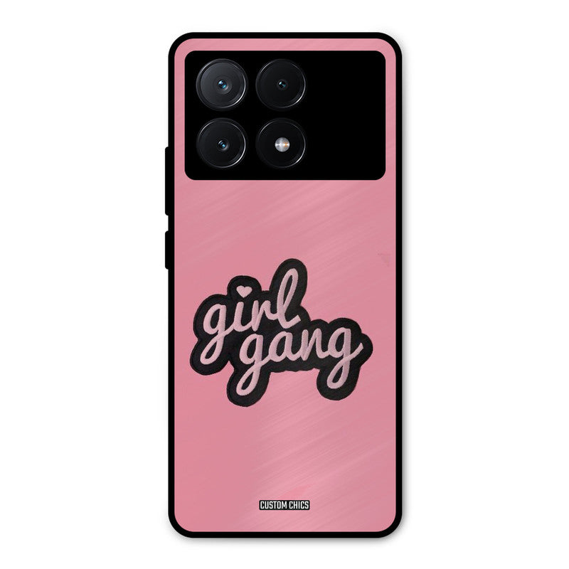 Girl Gang Poco X6 Pro Mobile Back Cover - Cute PrintShield Case