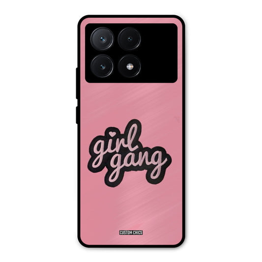Girl Gang Poco X6 Pro Mobile Back Cover - Cute PrintShield Case