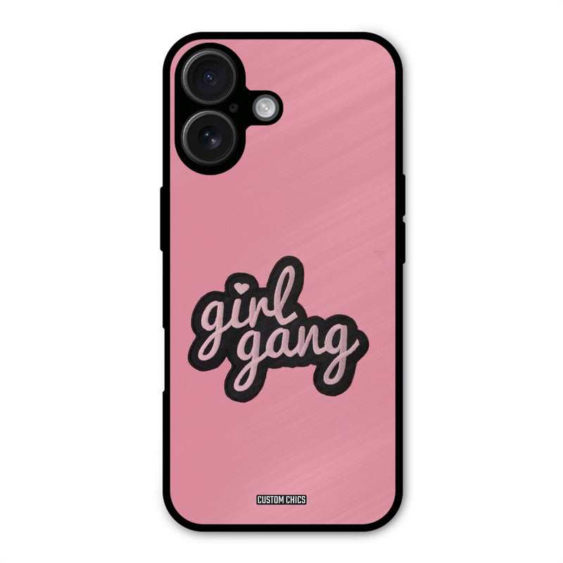 Girl Gang iPhone 16 Plus Mobile Back Cover - Cute PrintShield Case
