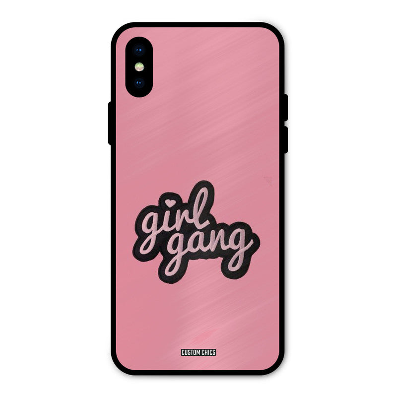 Girl Gang iPhone X Mobile Back Cover - Cute PrintShield Case