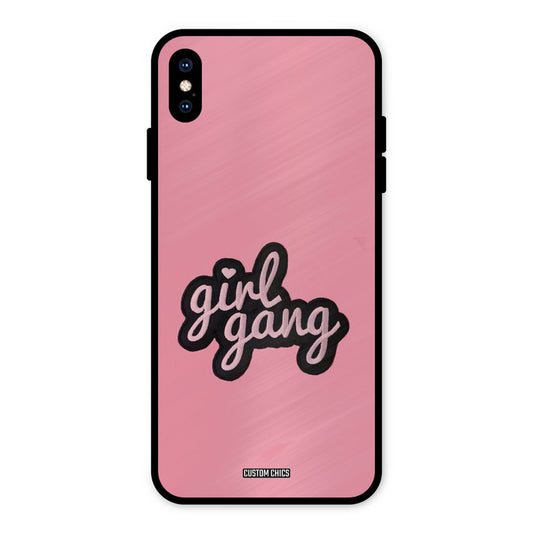Girl Gang iPhone XS Max Mobile Back Cover - Cute PrintShield Case