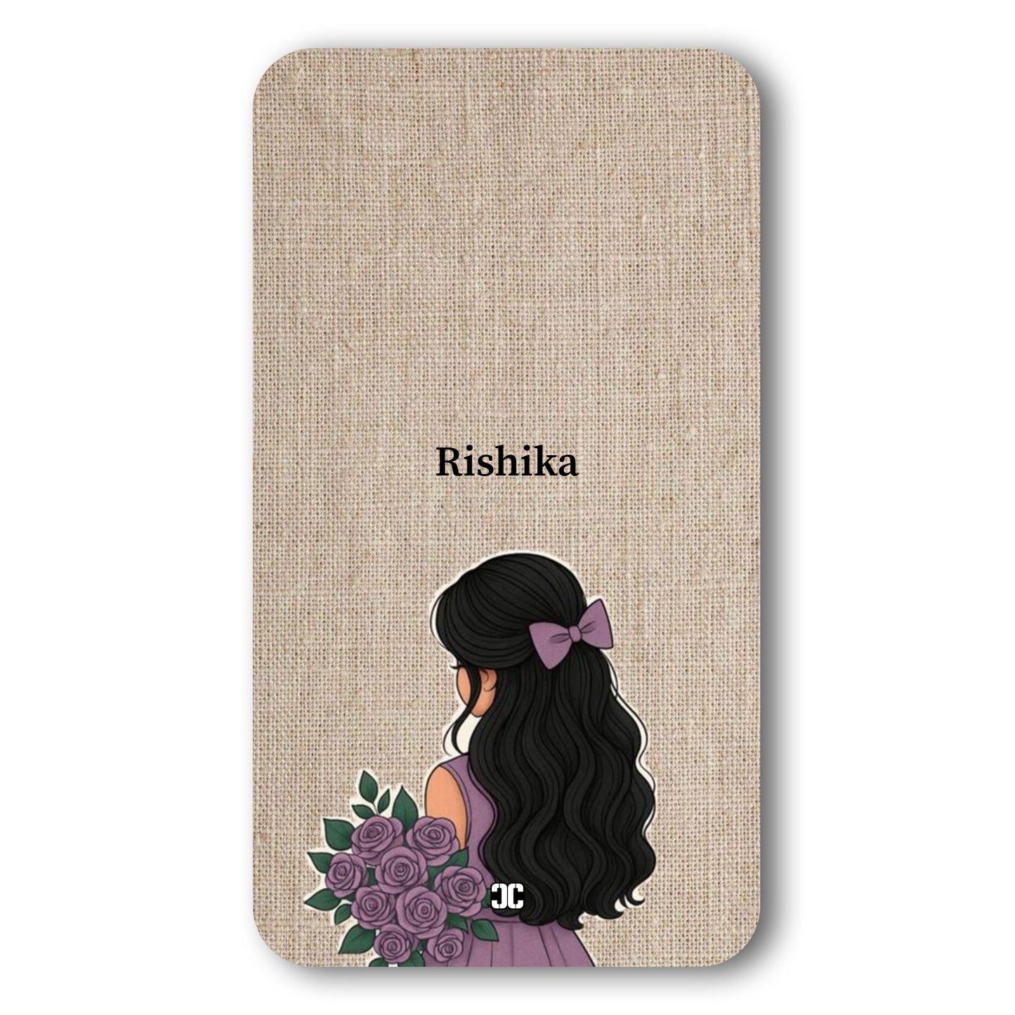 Girl With Flowers Case – Premium PrintShield Mobile Cover