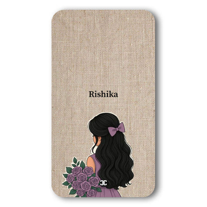 Girl With Flowers Case – Premium PrintShield Mobile Cover