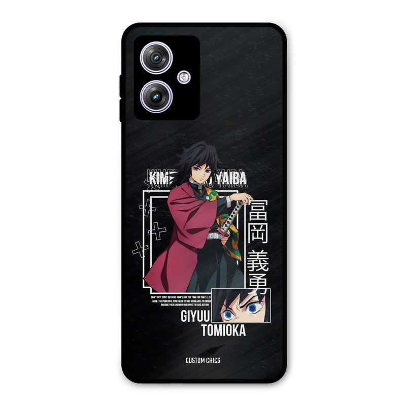 Giyuu Tomioka Moto G54 Mobile Back Cover - Anime PrintShield Case
