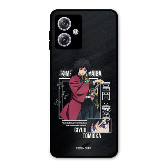 Giyuu Tomioka Moto G54 Mobile Back Cover - Anime PrintShield Case