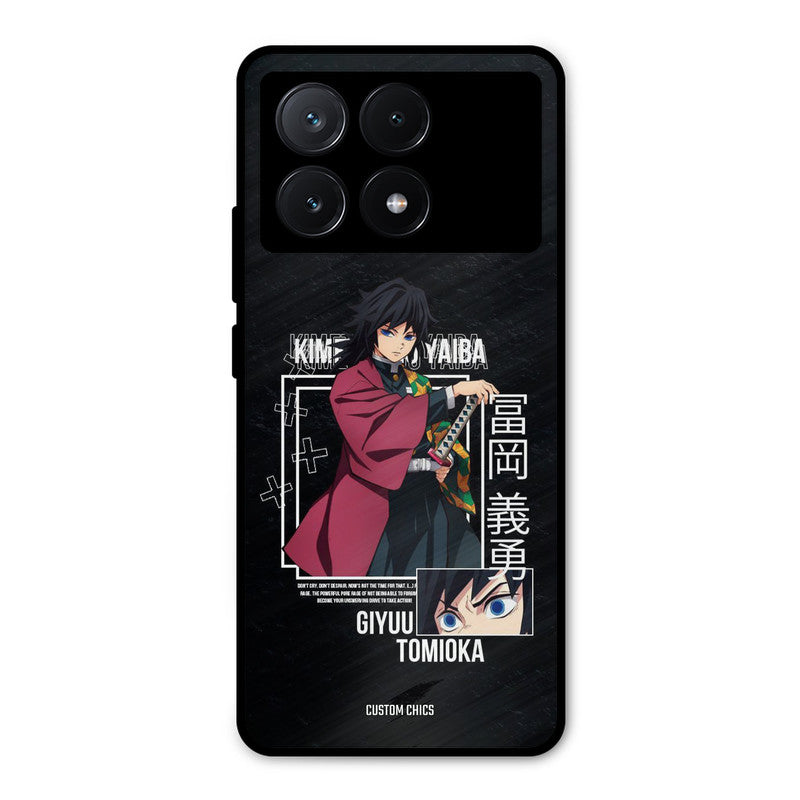 Giyuu Tomioka Poco X6 Pro Mobile Back Cover - Anime PrintShield Case