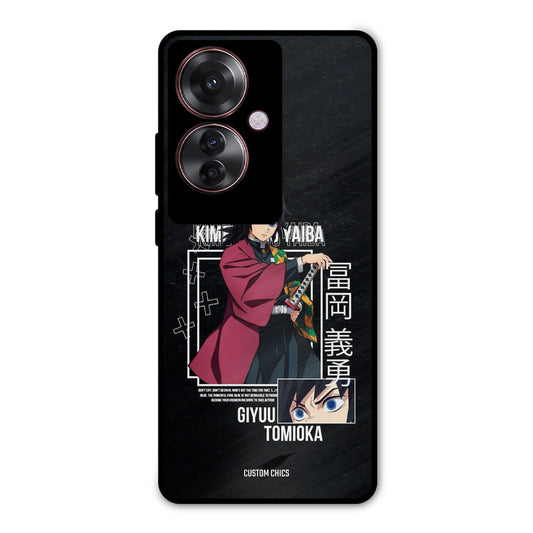 Giyuu Tomioka Oppo F25 Pro Mobile Back Cover - Anime PrintShield Case