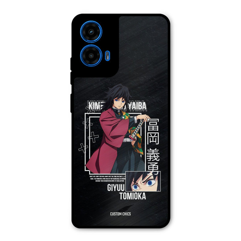 Giyuu Tomioka Moto G45 Mobile Back Cover - Anime PrintShield Case