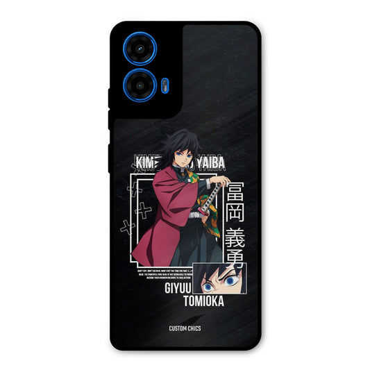 Giyuu Tomioka Moto G45 Mobile Back Cover - Anime PrintShield Case