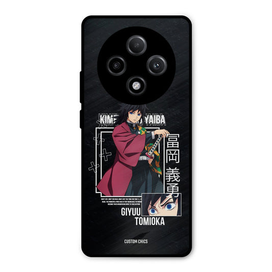 Giyuu Tomioka Oppo F27 Pro Plus 5G Mobile Back Cover - Anime PrintShield Case