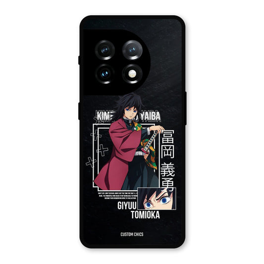 Giyuu Tomioka OnePlus 11 Mobile Back Cover - Anime PrintShield Case