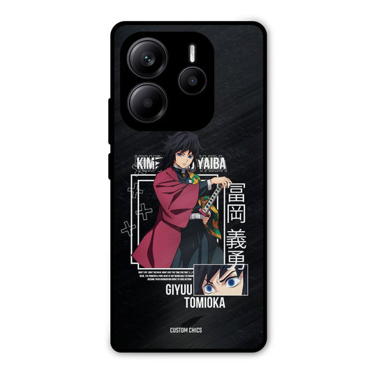 Giyuu Tomioka Redmi Note 14 Mobile Back Cover - Anime PrintShield Case