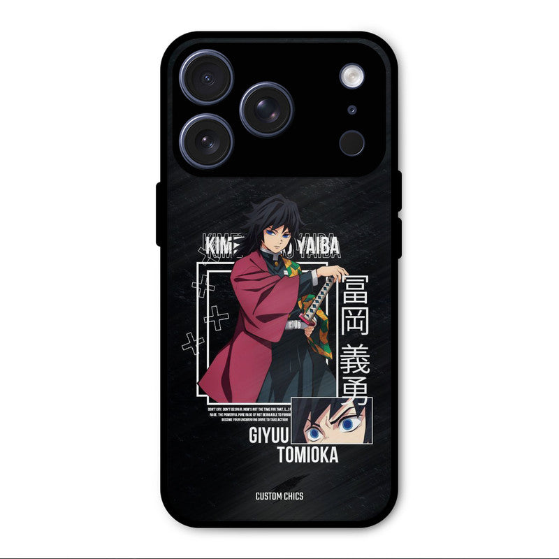 Giyuu Tomioka iPhone 17 Pro Max Mobile Back Cover - Anime PrintShield Case