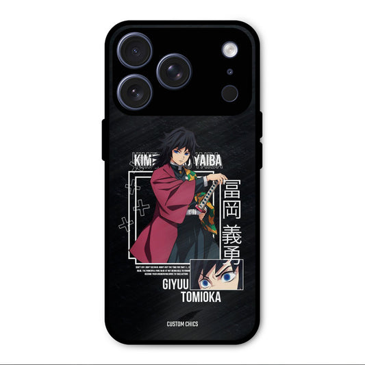 Giyuu Tomioka iPhone 17 Pro Max Mobile Back Cover - Anime PrintShield Case