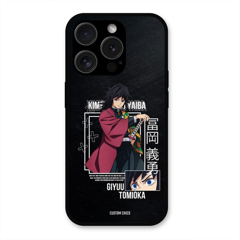 Giyuu Tomioka iPhone 15 Pro Max Mobile Back Cover - Anime PrintShield Case