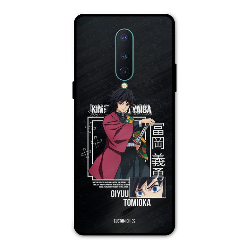 Giyuu Tomioka Oneplus 8 Mobile Back Cover - Anime PrintShield Case