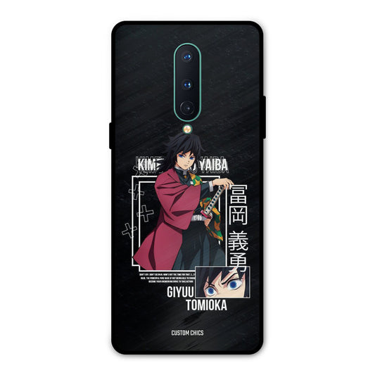 Giyuu Tomioka Oneplus 8 Mobile Back Cover - Anime PrintShield Case