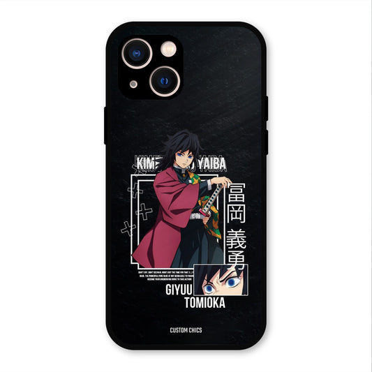 Giyuu Tomioka iPhone 13 Mobile Back Cover - Anime PrintShield Case