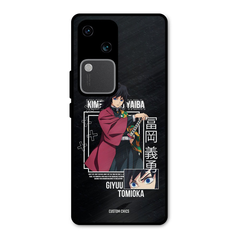 Giyuu Tomioka Vivo V30 Mobile Back Cover - Anime PrintShield Case