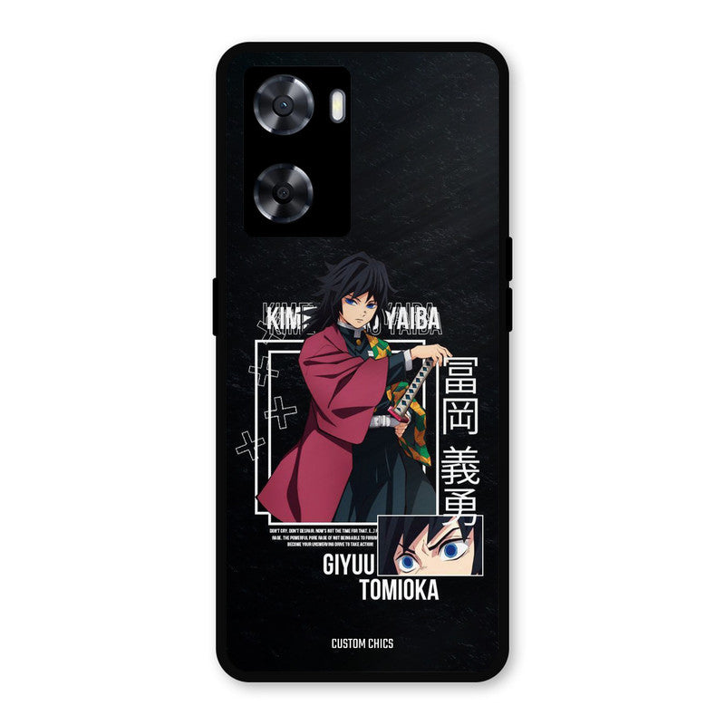 Giyuu Tomioka Oppo A57 2022 Mobile Back Cover - Anime PrintShield Case