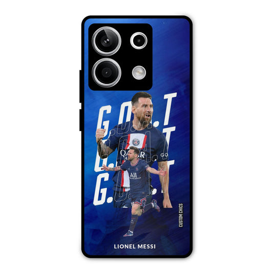Goat Messi Redmi Note 13 5G Mobile Back Cover - Sports PrintShield Case