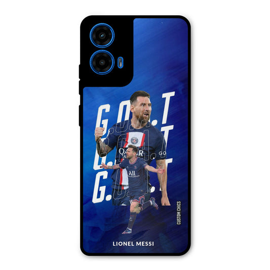 Goat Messi Moto G45 Mobile Back Cover - Sports PrintShield Case