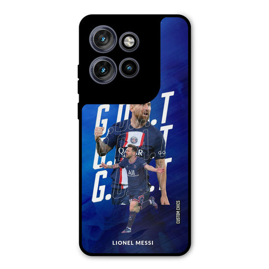 Goat Messi Motorola Edge 50 Neo Mobile Back Cover - Sports PrintShield Case