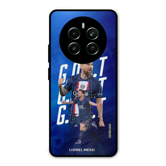 Goat Messi Realme 12 Plus Mobile Back Cover - Sports PrintShield Case