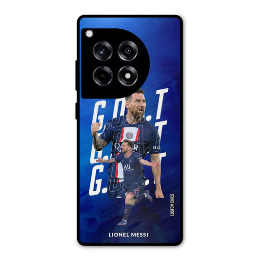 Goat Messi OnePlus 12R Mobile Back Cover - Sports PrintShield Case