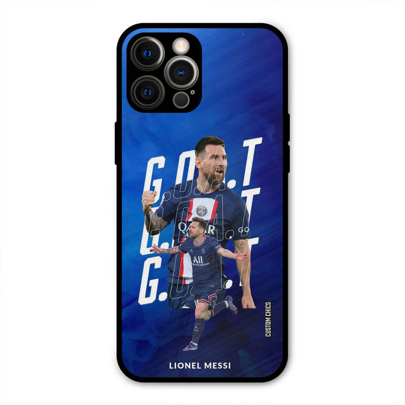 Goat Messi  iPhone 12 Pro Max Mobile Back Cover - Sports PrintShield Case