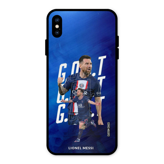 Goat Messi iPhone XS Max Mobile Back Cover - Sports PrintShield Case