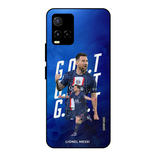 Goat Messi Vivo Y33s Mobile Back Cover - Sports PrintShield Case