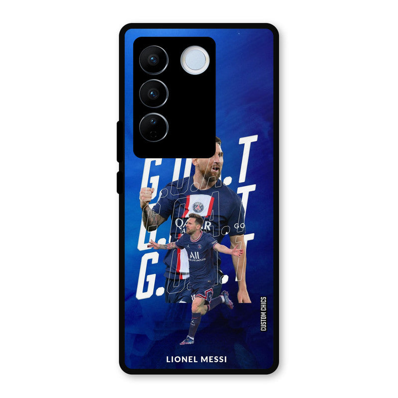 Goat Messi Vivo V27 Pro Mobile Back Cover - Sports PrintShield Case