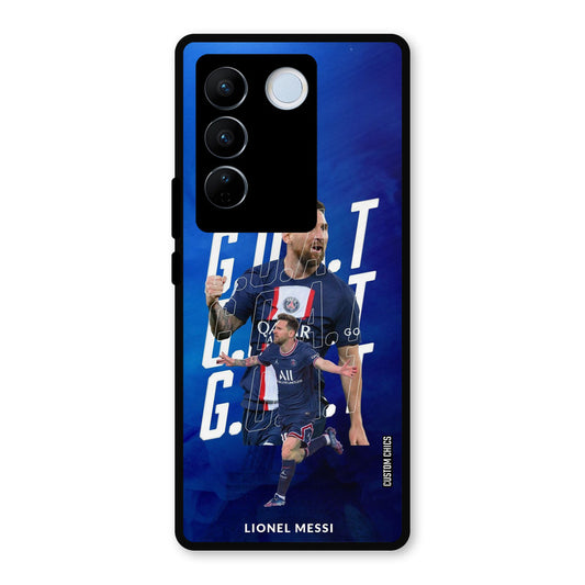 Goat Messi Vivo V27 Pro Mobile Back Cover - Sports PrintShield Case