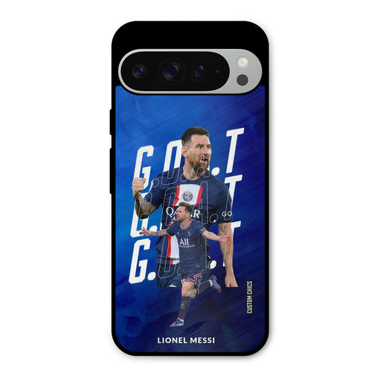 Golden Messi Google Pixel 9 Pro XL Mobile Back Cover - Sports PrintShield Case