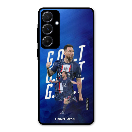 Goat Messi Samsung Galaxy A55 5G Mobile Back Cover - Sports PrintShield Case