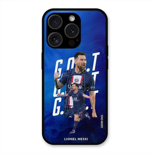 Goat Messi  iPhone 15 Pro Mobile Back Cover - Sports PrintShield Case