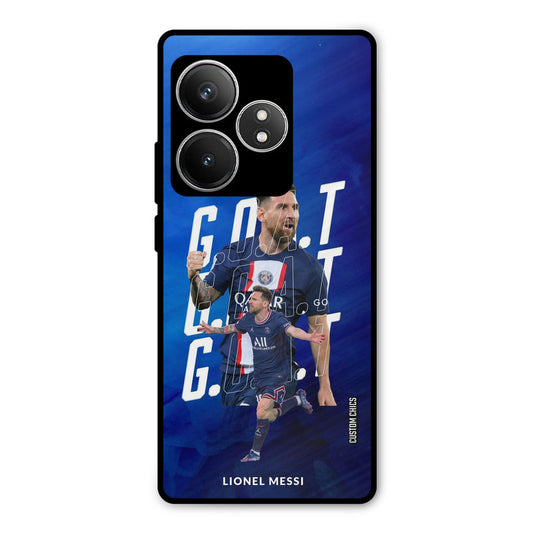 Goat Messi Realme GT 6T Mobile Back Cover - Sports PrintShield Case