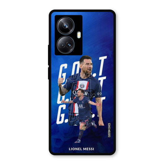 Goat Messi Realme 10 Pro Plus Mobile Back Cover - Sports PrintShield Case