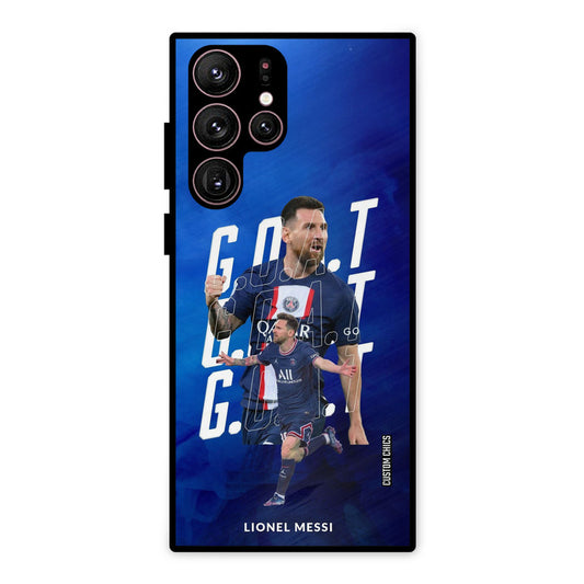 Goat Messi Samsung Galaxy S22 Ultra Mobile Back Cover - Sports PrintShield Case