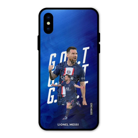 Goat Messi iPhone X Mobile Back Cover - Sports PrintShield Case