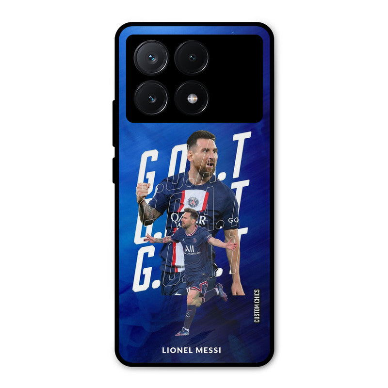 Goat Messi Poco X6 Pro Mobile Back Cover - Sports PrintShield Case
