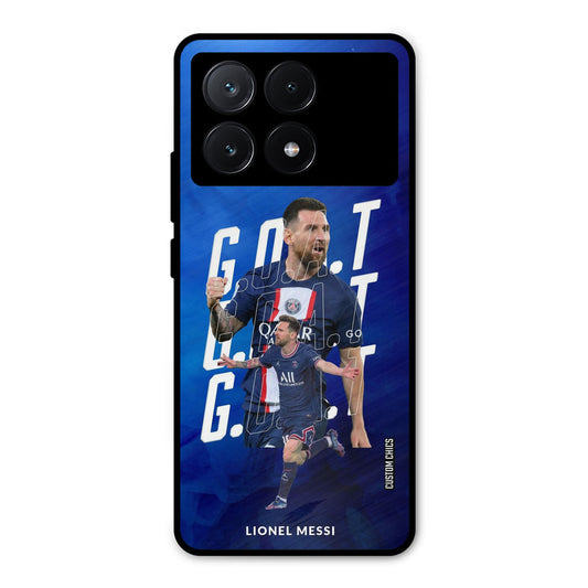 Goat Messi Poco X6 Pro Mobile Back Cover - Sports PrintShield Case