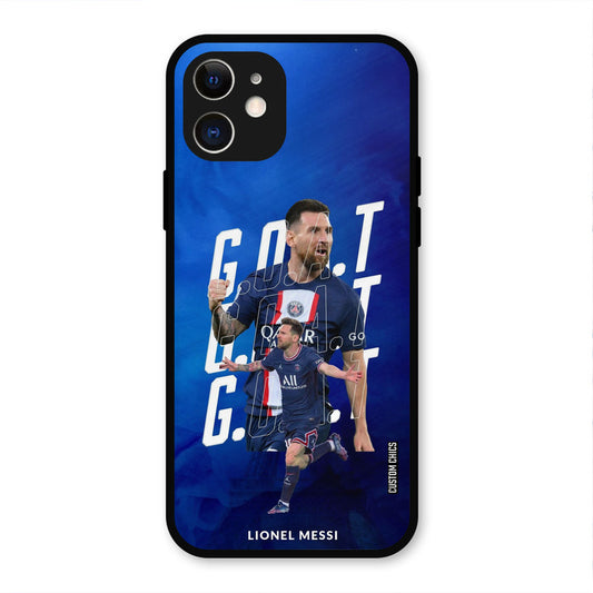 Goat Messi  iPhone 12 Mobile Back Cover - Sports PrintShield Case