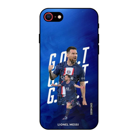 Goat Messi iPhone SE 2020 Mobile Back Cover - Sports PrintShield Case