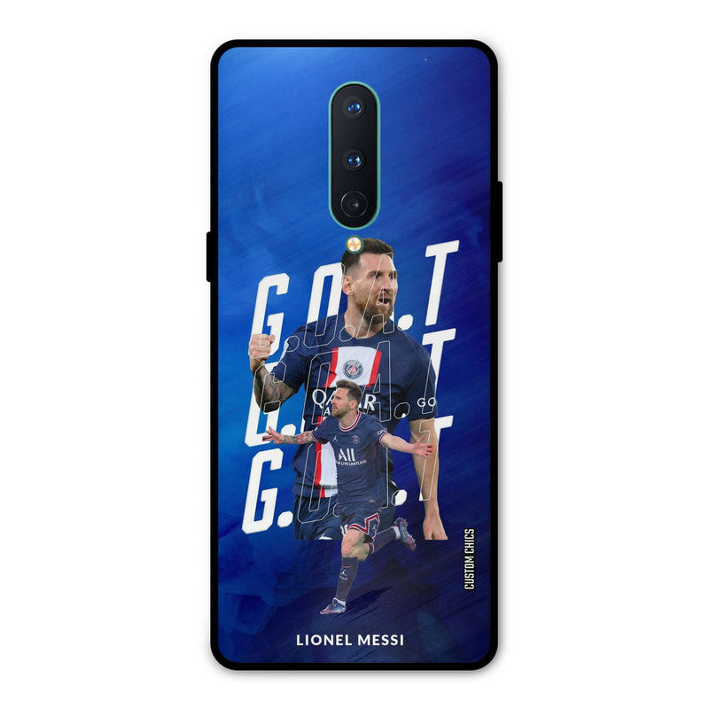 Goat Messi Oneplus 8 Mobile Back Cover - Sports PrintShield Case
