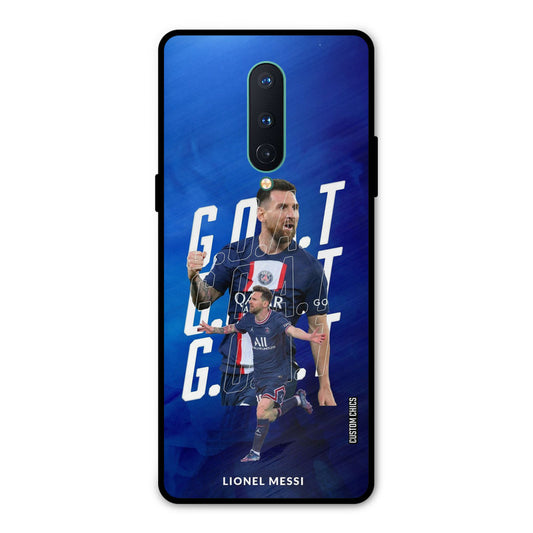 Goat Messi Oneplus 8 Mobile Back Cover - Sports PrintShield Case